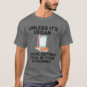 Camiseta Feliz Vegan Fábrica de Natal Baseada em Xmas Amig
