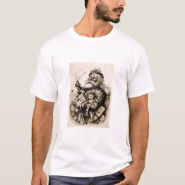 Camiseta Feliz Velho Papai Noel