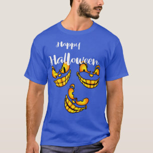 Camiseta Feliz Vestido de Halloween Pumpkin Ghost 4279
