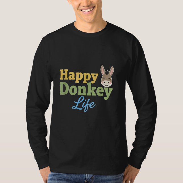 Camiseta Feliz Vida de Burro (Frente)
