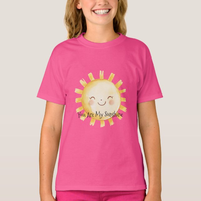 Camiseta Feliz Você É Meu Sol  (Frente)