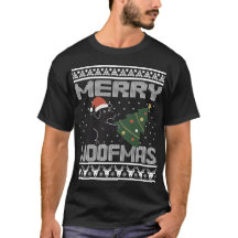 Feliz Woofmas Design Divertido de Cachorro de Nata