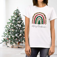 Feliz Xadrez de Natal e Leopard Imprima Rainbow