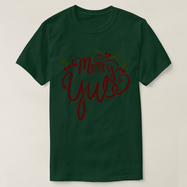 Camiseta Feliz Yule (Frente do Design)