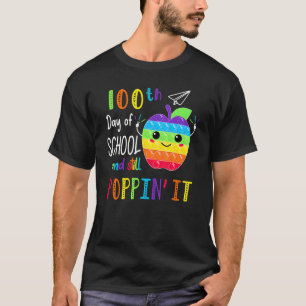 Camiseta Felizes 100 Dias De Escola E Ainda Estourando 100º
