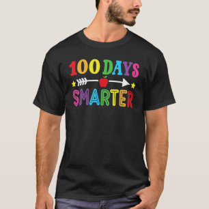 Camiseta Felizes 100 dias de escola meninos meninas jardim