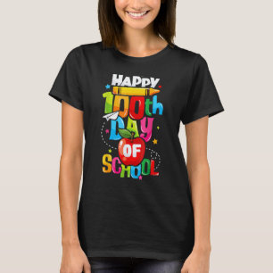 Camiseta Felizes 100 Dias De Vida Escolar Professores Aluno