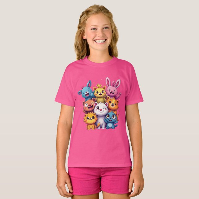 Camiseta Felizes Amigos (Frente Completa)