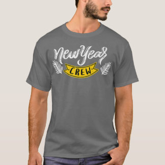 Camiseta Felizes anos novos Feriados de Vintagem Cute Celeb