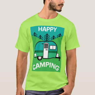 Camiseta Felizes Campos Caravana Travesseiro decorativo