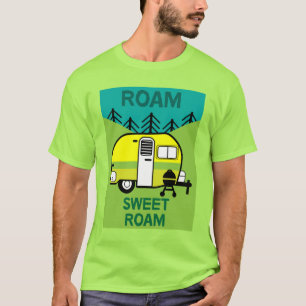 Camiseta Felizes Campos Caravana Travesseiro decorativo