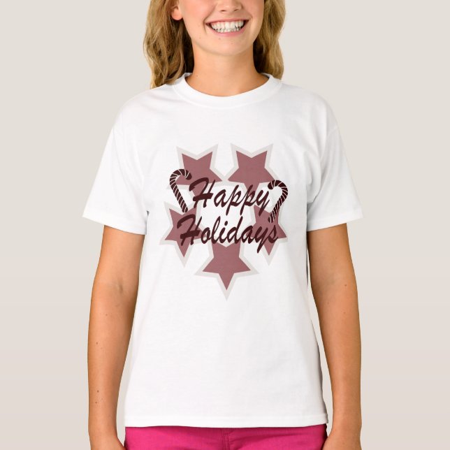 Camiseta Felizes feriados (Frente)