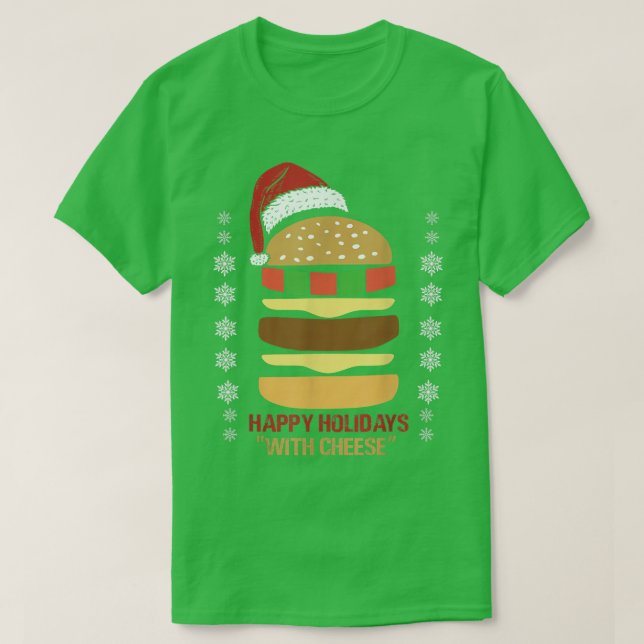 Camiseta Felizes Férias Com Cheije Santa Hat Che De Natal (Frente do Design)