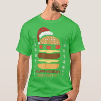 Camiseta Felizes Férias Com Cheije Santa Hat Che De Natal