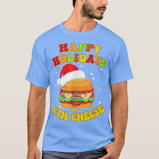 Camiseta Felizes Férias com o Cheese Engraçado Cheeseb