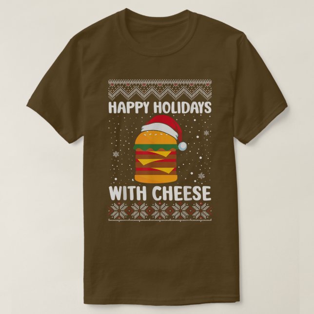 Camiseta Felizes Férias com o Sueco de Natal Feio (Frente do Design)