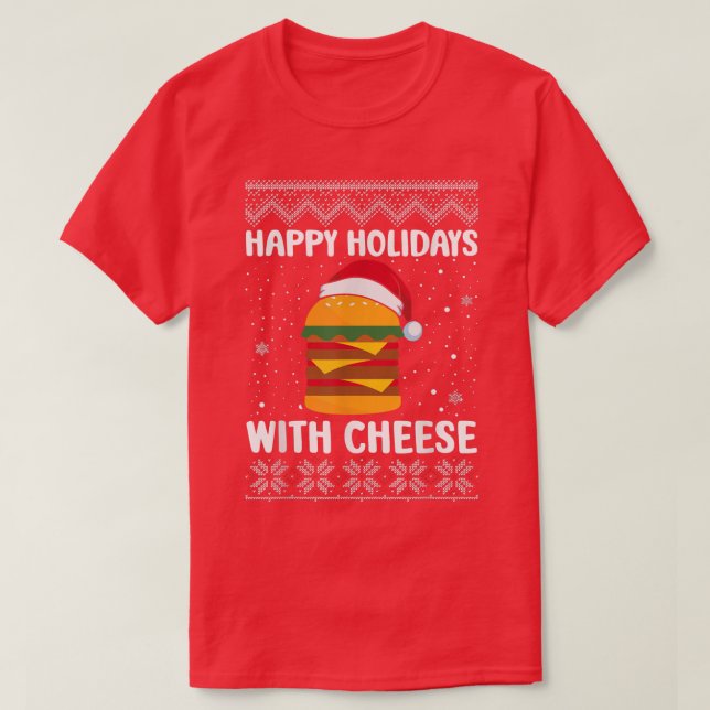 Camiseta Felizes Férias com o Sueco de Natal Feio (Frente do Design)
