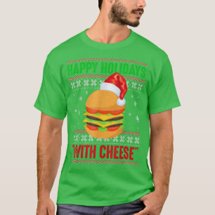 Camiseta Felizes Férias com Queijo Natal Burger F