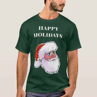 Camiseta Felizes Férias, Papais noeis de Animação