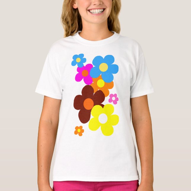 Camiseta Felizes Flores (Frente)