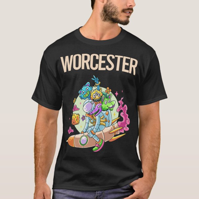 Camiseta Felizes monstros - Worcester (Frente)