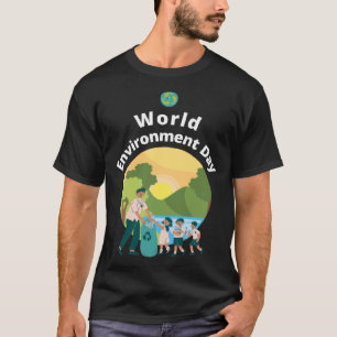 Camiseta Felizes Pessoas do Dia do Ambiente