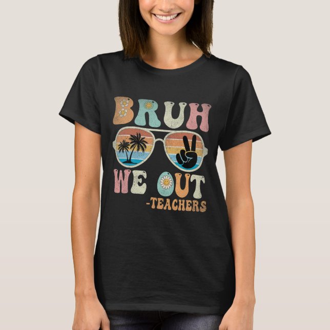 Camiseta Felizes Professores Retroristas No Dia Passado (Frente)