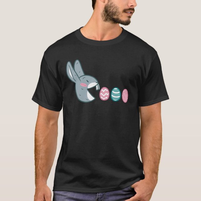 Camiseta FELIZMENTE BUNNY RABBIT Ovo Caçadores Meninas Cria (Frente)