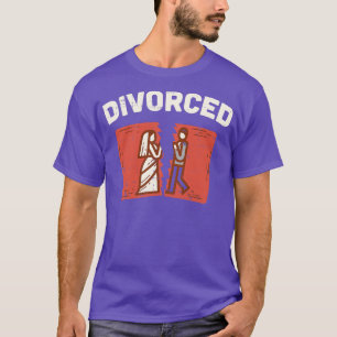 Camiseta Felizmente Divorciado Festa de Divórcio Funny
