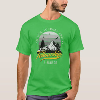 Camiseta Fellowship Hiking Co Uma Jornada Épica Aguarda Des