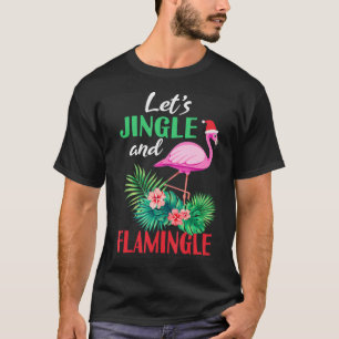 Camiseta Felny Flamingo Christmas Deixa Jingle E Flamingl