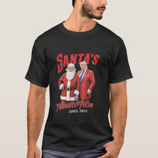 Camiseta Felon Favorito dos papais noeis desde o Natal de 2
