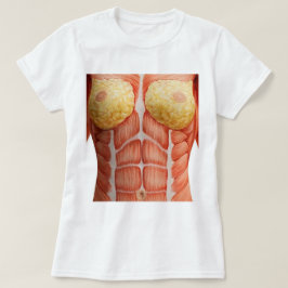 Camiseta Felpudo Express® - Anatomia do corpo muscular femi