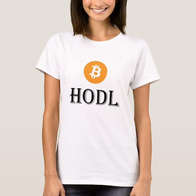Camiseta Felpudo Express® HODL Bitmoney W (Frente)