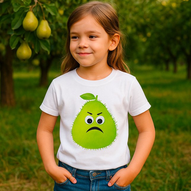 Camiseta Felpudo Grumado Caráter de Fruta Engraçado (Criador carregado)
