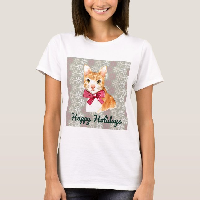 Camiseta Felpudo Laranja de Férias (Frente)