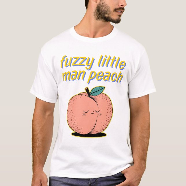 Camiseta Felpudo Little Man Peach - Inspirado em Filme (Frente)
