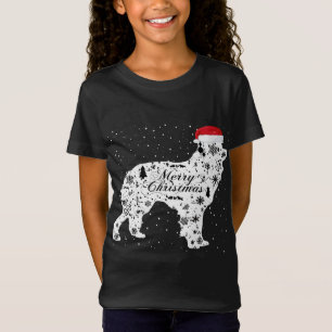 Camiseta Felry Xmas Border Collie Dog Natal