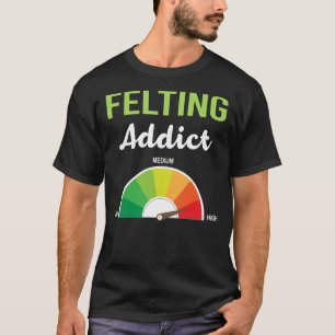 Camiseta Feltro de Feltro de Feltro de vício