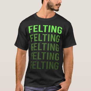 Camiseta Feltro Feltro Sentido de Gradação Branco