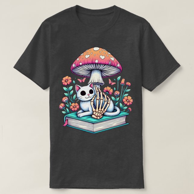 Camiseta Feltron Skeleton Hand Pet Women Gir (Frente do Design)
