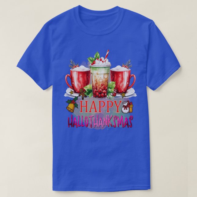 Camiseta felyhallothanksmas 2 (Frente do Design)