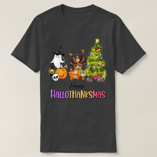 Camiseta felyhallothanksmas 9 (Frente do Design)