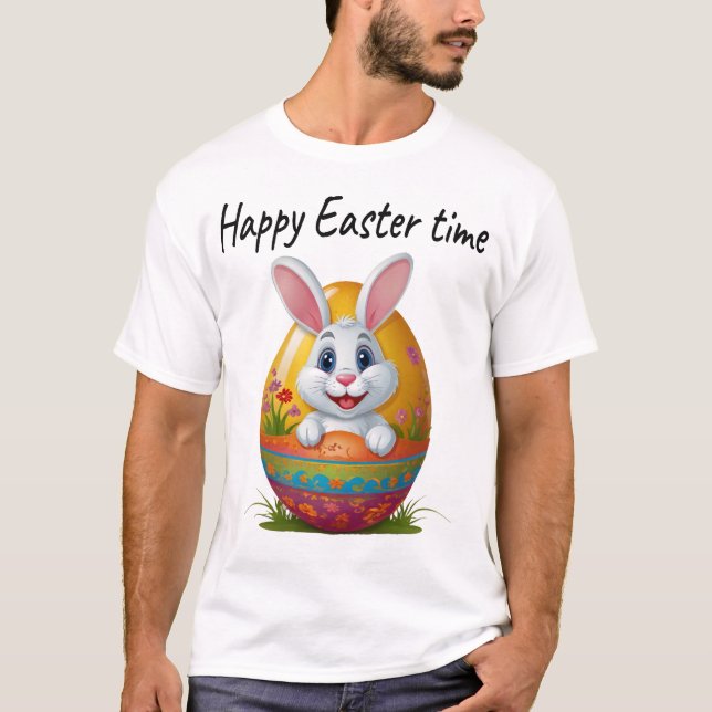 Camiseta felz pascoa (Frente)