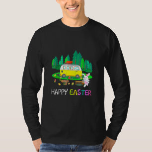 Camiseta Felz pascoa 20 Páscoa de acampamento de ovos coelh