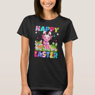 Camiseta Felz pascoa Axolotl Bunny Axolotl Páscoa domingo