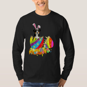 Camiseta Felz pascoa Bernese - Cão Coelho do Ovo da Montanh