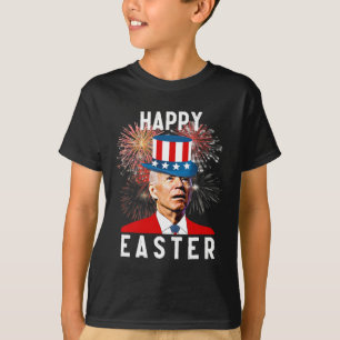 Camiseta Felz pascoa Biden Para Engraçado 4 De Julho