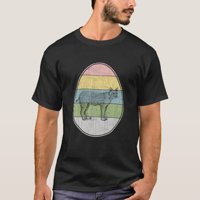 Camiseta Felz pascoa Bobcats Graphic Funny Páscoa Day (Frente)