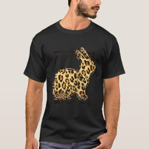 Camiseta Felz pascoa Bonito de Páscoa Leopardo